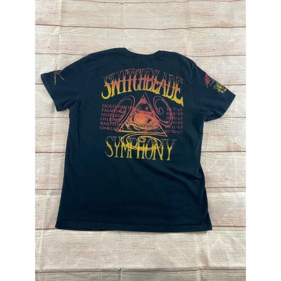 Switchblade Symphony Howe Men's Black graphic T-shirt - Large - Picture 10 of 11
